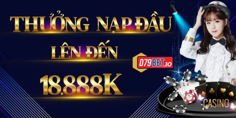 Giới thiệu D79bet – website cá cược uy tín hàng đầu châu Á 3 Nhà cái D79bet chi rất mạnh tay trong việc phát triển các chương trình khuyến mãi.